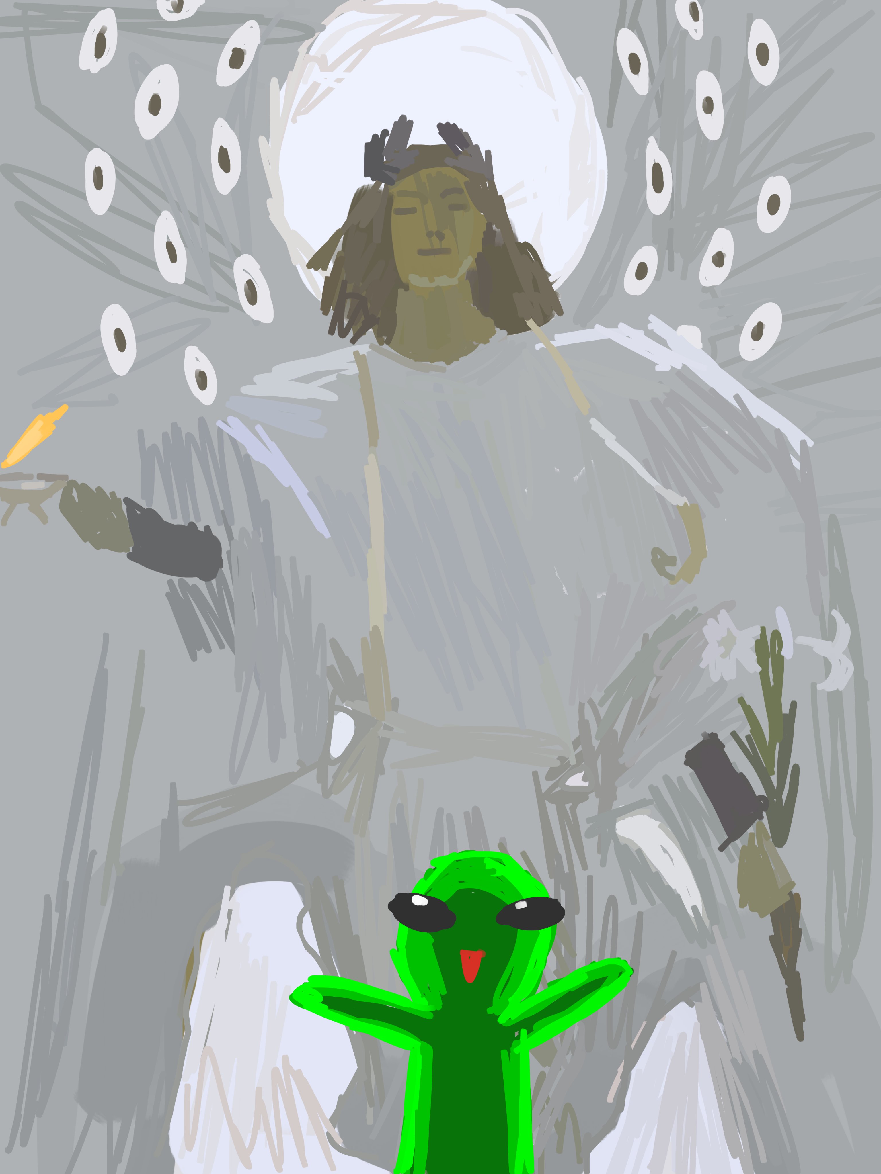 Gloop divine art meme